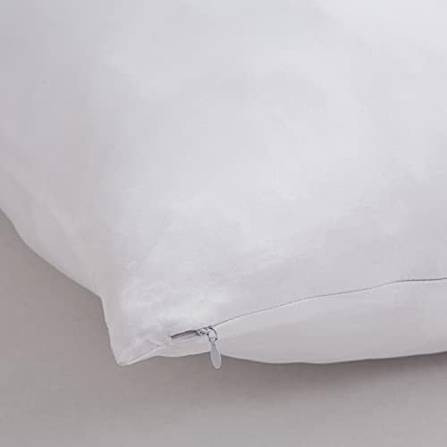 ROYALE LINENS Body Pillowcase 2 Pack - Microfiber Soft Zippered