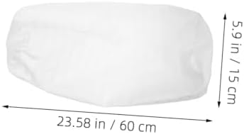 OFFSCH Soft Neck Support Pillow Cover Cylindrical Zipper