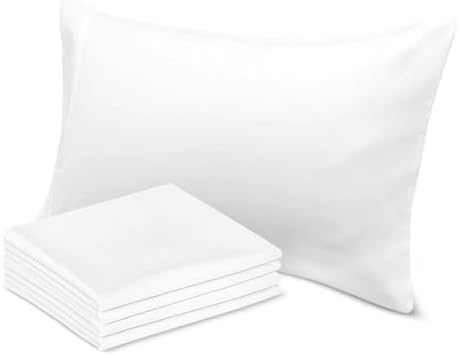 Avalon Bedding Standard White Pillowcases Set of 4