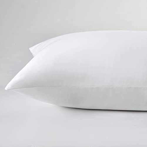 100 Cotton Zippered Pillow Cases Set of 2