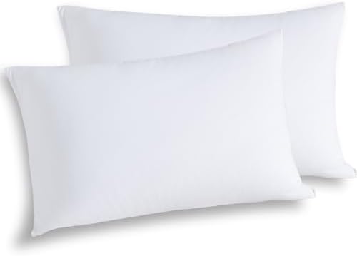 WhatsBedding Queen Jersey Knit Pillowcases with Zipper