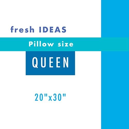 Fresh Ideas Cotton Pillow Protectors 6-Pack Queen Size 1