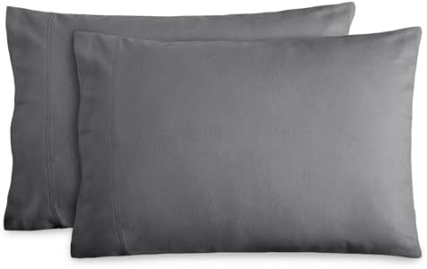 Bare Home Flannel Pillowcases Set of 2 - Grey