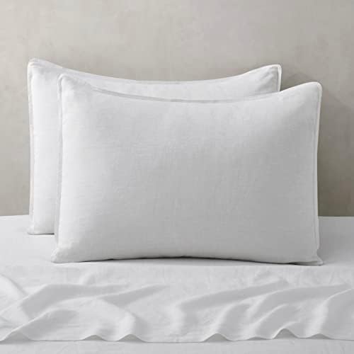 ATLINIA Linen Pillowcases King Size Set of 2
