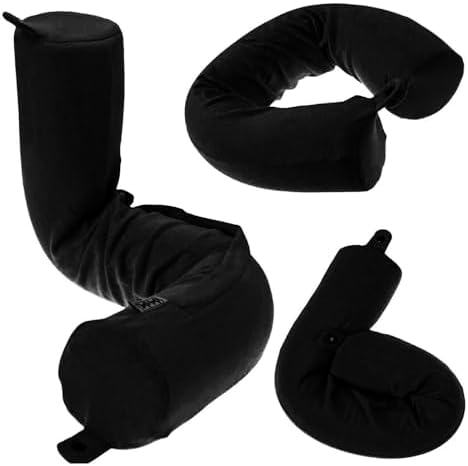 DotDot Twist Memory Foam Travel Pillow - Onyx