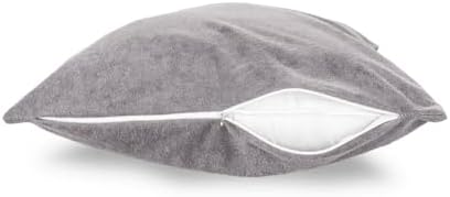 Wakefit Waterproof Terry Cotton Pillow Protectors Set of 2 Grey