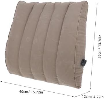Ciieeo Inflatable Lumbar Support Cushion for Office and Travel