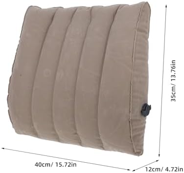 Luxshiny Inflatable Travel Pillow for Airplane Car Lumbar Support