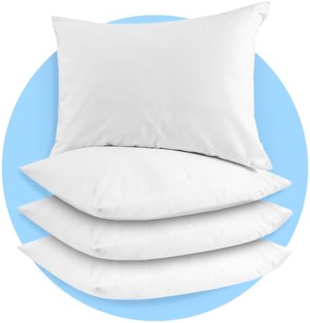 Avalon Bedding Standard White Pillowcases Set of 4