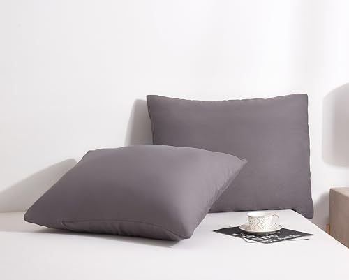 Arianaut Grey Pillow Cases Set of 2 Queen Size