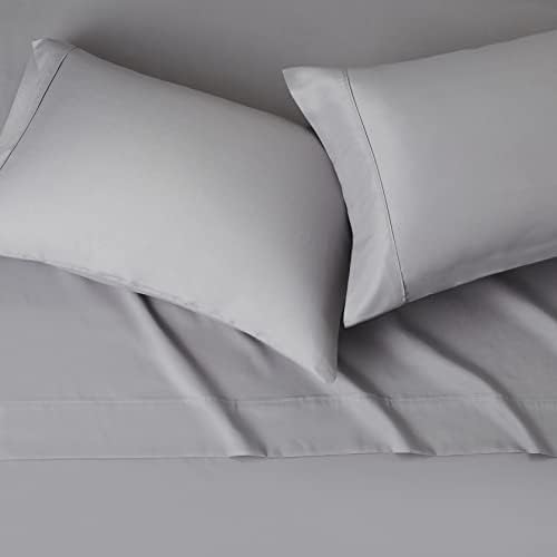 RoverBedding Egyptian Cotton Queen Sheet Set - 800 Thread Count Dark Grey Soft Breathable