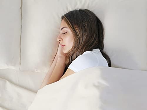 Organic Cotton Pillowcases Set of 2 - Off-White GOTS Certified