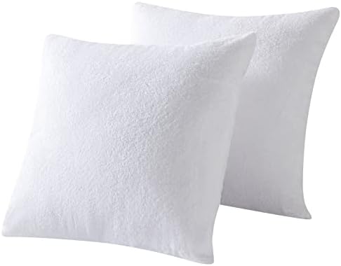 Kingnex Waterproof Feather Proof Pillow Protectors 16x16 Pack of 2 1