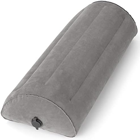 USHMA Inflatable Half Moon Pillow for Leg Knee Lower Back Support
