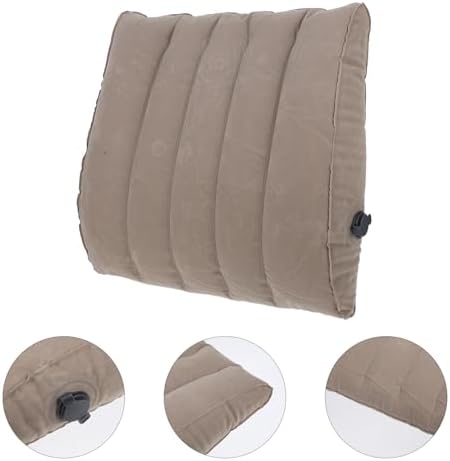 Luxshiny Inflatable Travel Pillow for Airplane Car Lumbar Support