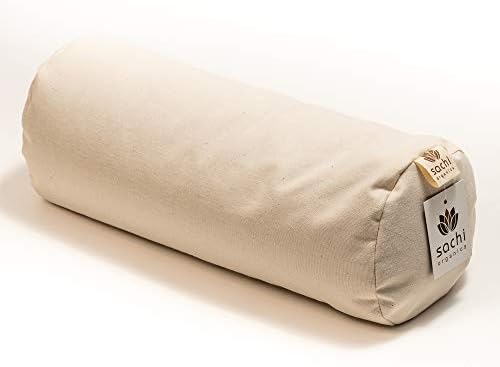 Sachi Organics Buckwheat Cylinder Neck Pillow 1