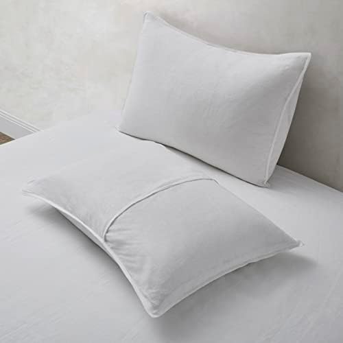 ATLINIA Linen Pillowcases King Size Set of 2