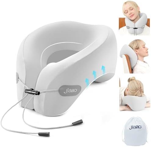 Jiaao Travel Neck Pillow Memory Foam Support