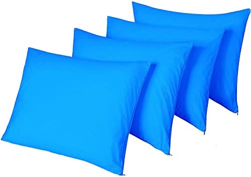 4 Pack Waterproof Pillow Protectors with Zipper