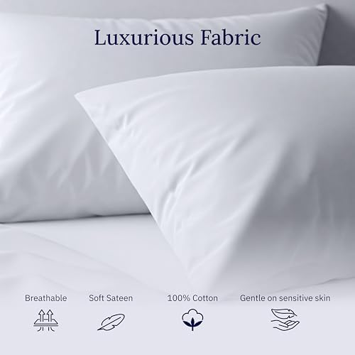 California Design Den 500 Thread Count Pillowcase Set of 2 1