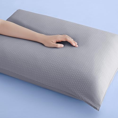 LUXEAR Cooling Pillowcases 2 Pack - PCM Tech Grey