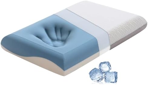 AMICLIBER Memory Foam Pillow for Sleeping