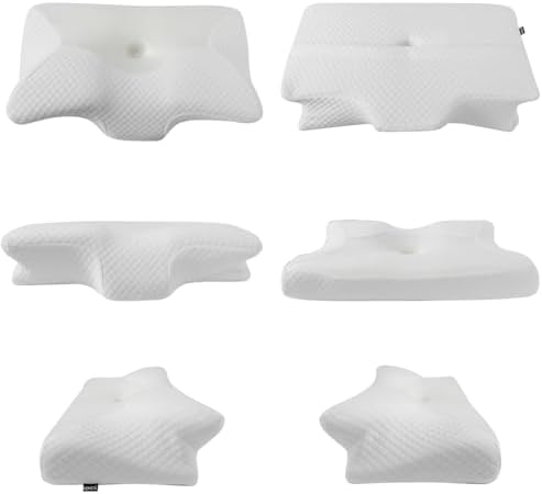HOMCA Contour Memory Foam Pillow for Neck Pain Relief