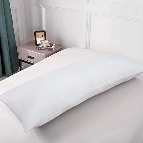 ROYALE LINENS Body Pillowcase 2 Pack - Microfiber Soft Zippered