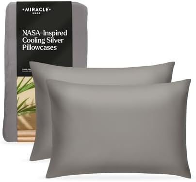 Miracle Made Luxe Pillow Cases 2 Pack Cool Comfort