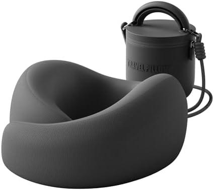 EVERY THINK Travel Pillow with 360 Support and Washable Cover