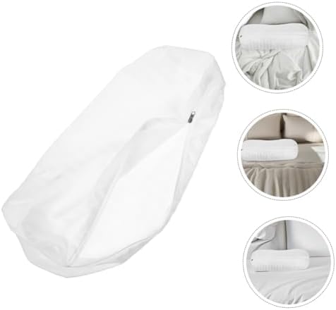 OFFSCH Soft Neck Support Pillow Cover Cylindrical Zipper