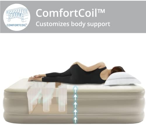 Simpli Comfy 18 Inch Raised Twin Inflatable Mattress