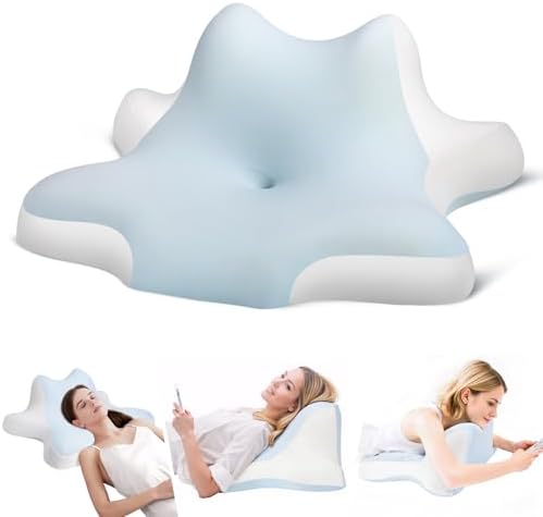 ByNaRIX Cervical Pillow with Cooling Silk Case