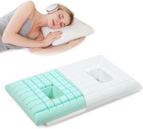 HAVARGO Ear Piercing Pillow for Side Sleepers