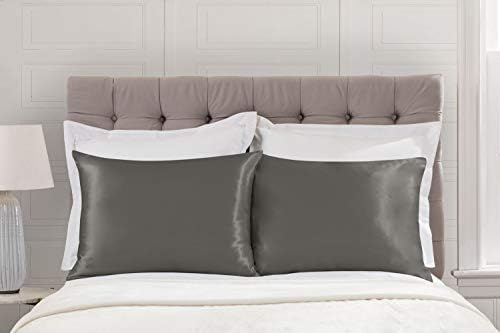 BLISSFORD Satin Pillowcase 2 Pack with Zipper