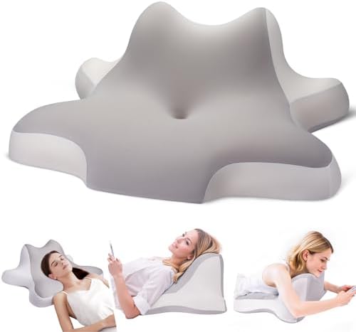 ByNaRIX Cervical Pillow with Cooling Silk Case 1
