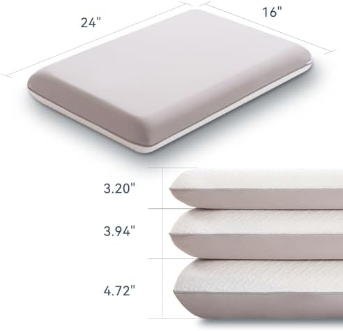 AMICLIBER Memory Foam Pillow for Sleeping