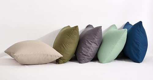 Arianaut Grey Pillow Cases Set of 2 Queen Size