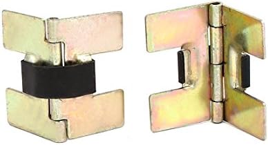AexitFurniture Jewelry Gate Hardware Case Gift Box Spring Hinges Bronze Black