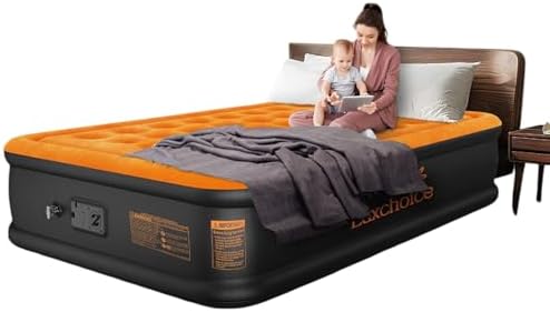 Luxchoice Air Mattress with Built-in Pump