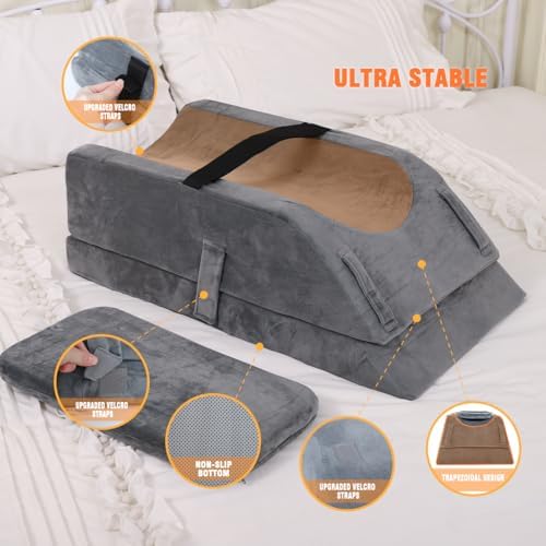 Maison de Morpheus Adjustable Leg Elevation Pillow for Post Surgery Recovery