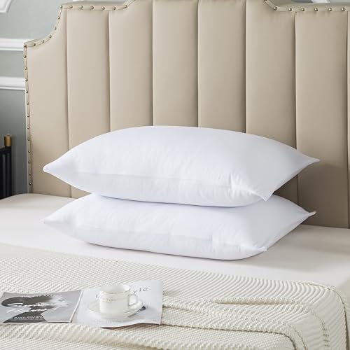 WhatsBedding Queen Jersey Knit Pillowcases with Zipper