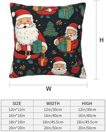 Ogniwo Merry Christmas Throw Pillow 12x12 Inch