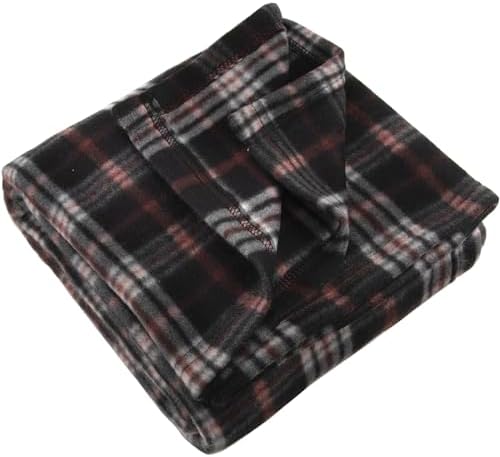 Trail Maker 50x60 Plaid Fleece Throw Blanket