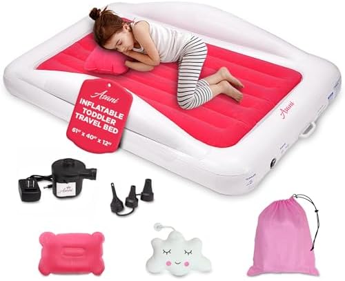 Asani Inflatable Toddler Bed with Electric Pump and Carry Case
