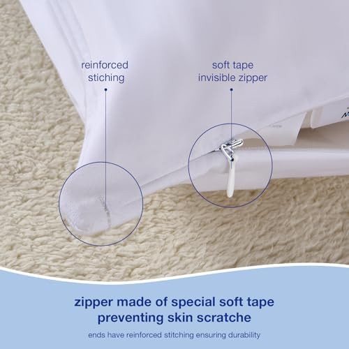 Stnomy Premium Cotton Pillow Protectors 2 Pack