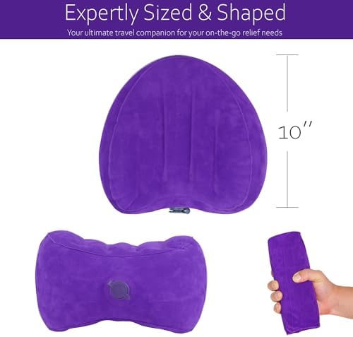 PEKOMKISS Knee Pillow for Side Sleepers Inflatable Leg Support