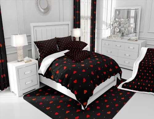 Jejeloiu Love Fuzzy Blanket 50x60 Inches