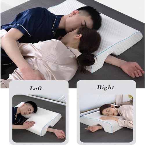 Couples Anti-Pressure Memory Foam Pillow with Arm Hole