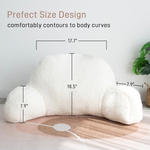 DMS PROTECTOR Reading Pillow with Arm Support Ivory